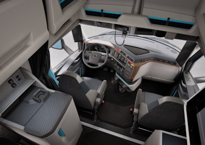 Volvo presento su nuevos gana de camiones VNL para venta en Estados Unidos y Canadá 3 Interior of new Volvo VNL