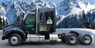 christmas tree truck 1