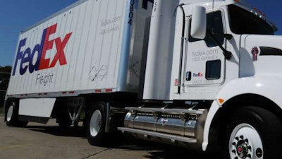 FedEx Freight LNG Tractor