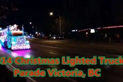 truck lights parade