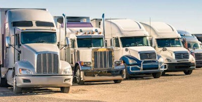 parking lot trucks