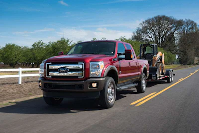 The Super Duty performs the tough work of hauling and towing with the smart technology of AdvanceTrac® with RSC® and trailer sway control.