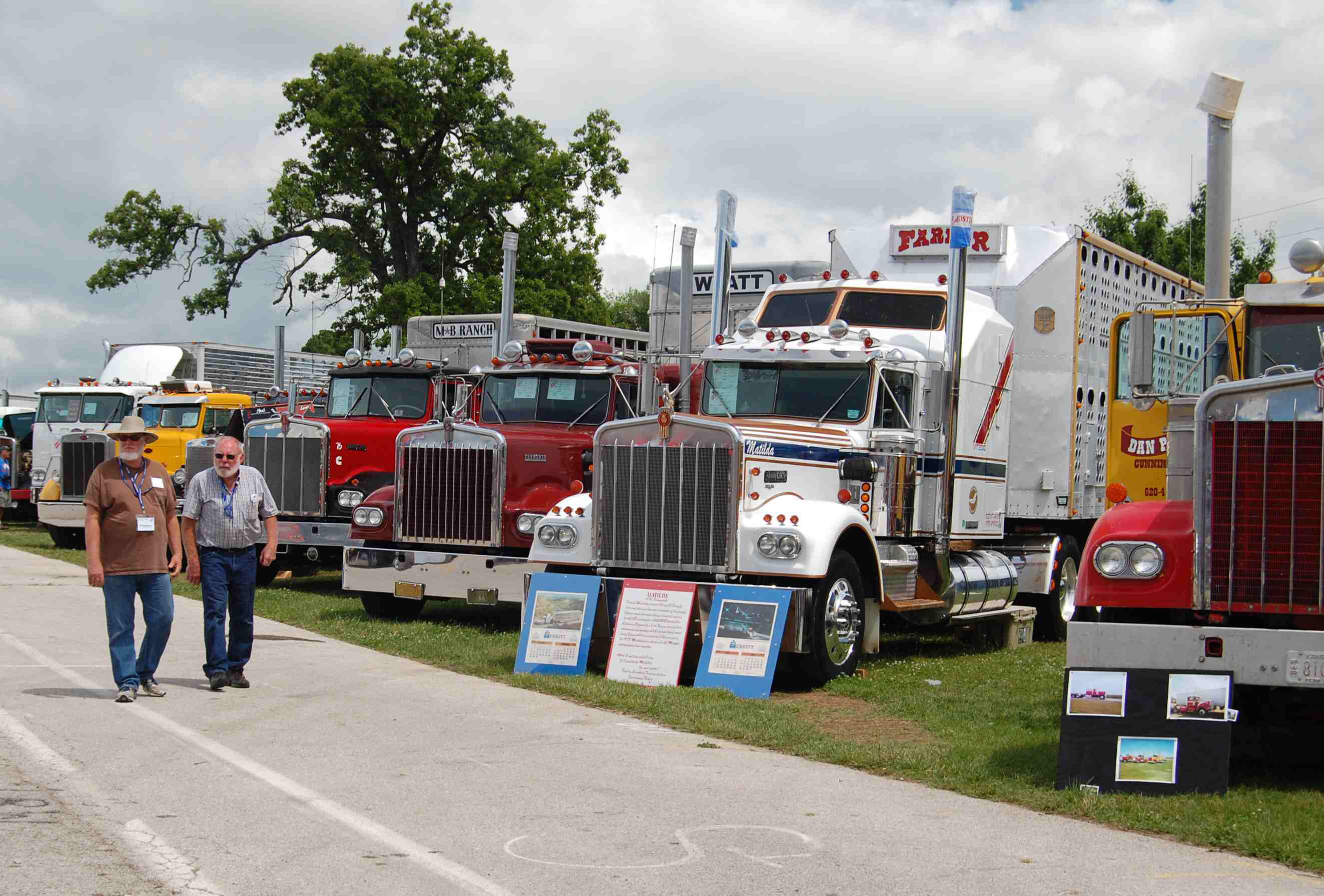 Trucks on display at ATHS convention