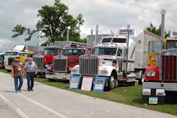 Trucks on display at ATHS convention