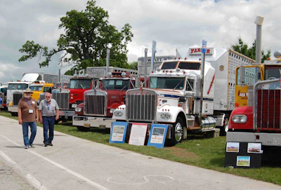 Trucks on display at ATHS convention