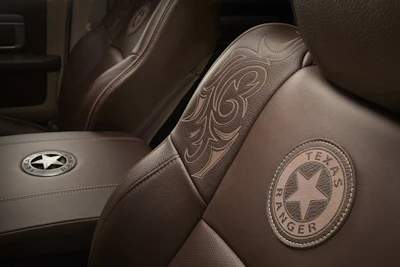 Texas Ranger seat badges
