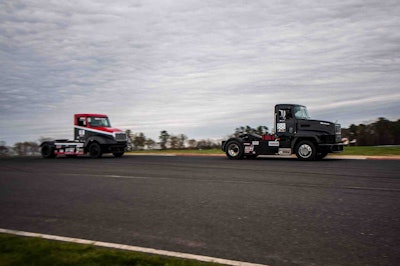 Optima Batteries Freightliner (left) and Powershift Performance Mack (right)