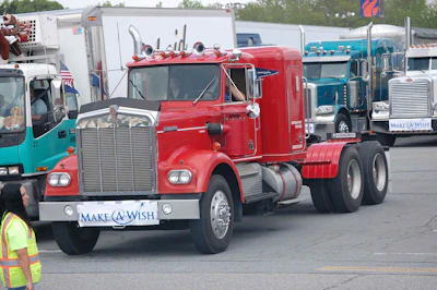 Make-A-Wish kids rode in the convoy