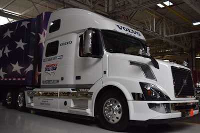 America's Road team captains truck & trailer