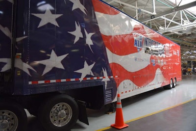 America's Road team captains truck & trailer
