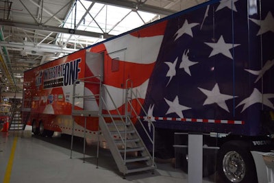 America's Road team captains truck & trailer