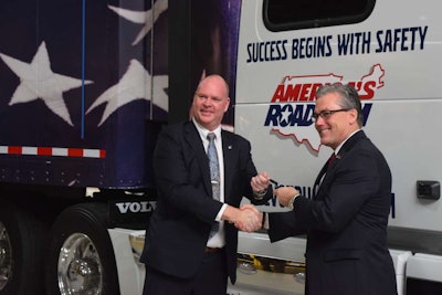 America's Road team captains truck & trailer