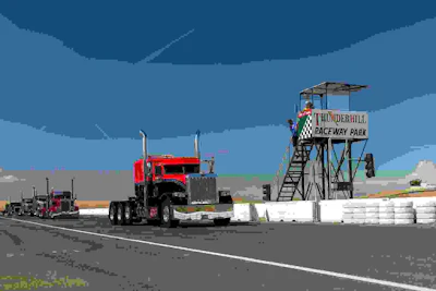 Pride & Polish trucks hit the track
