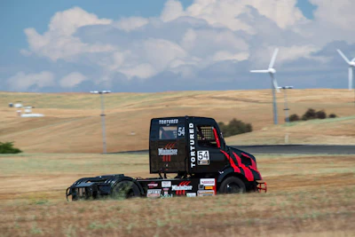 Krisztian Szabos's No. 23 Bendix Volvo