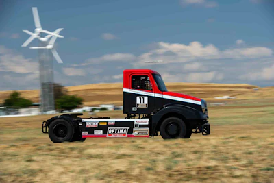 Corry Weller's No. 11 Optima Batteries Freightliner