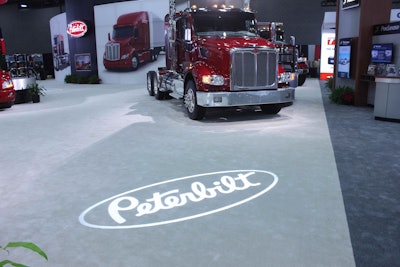Peterbilt's exhibit