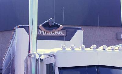 Phil Miller readies his PKY Beauty Contest entry