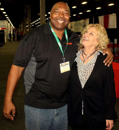 Randy Twine with Karen Worcester.