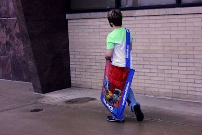 At least one show bag was XXL