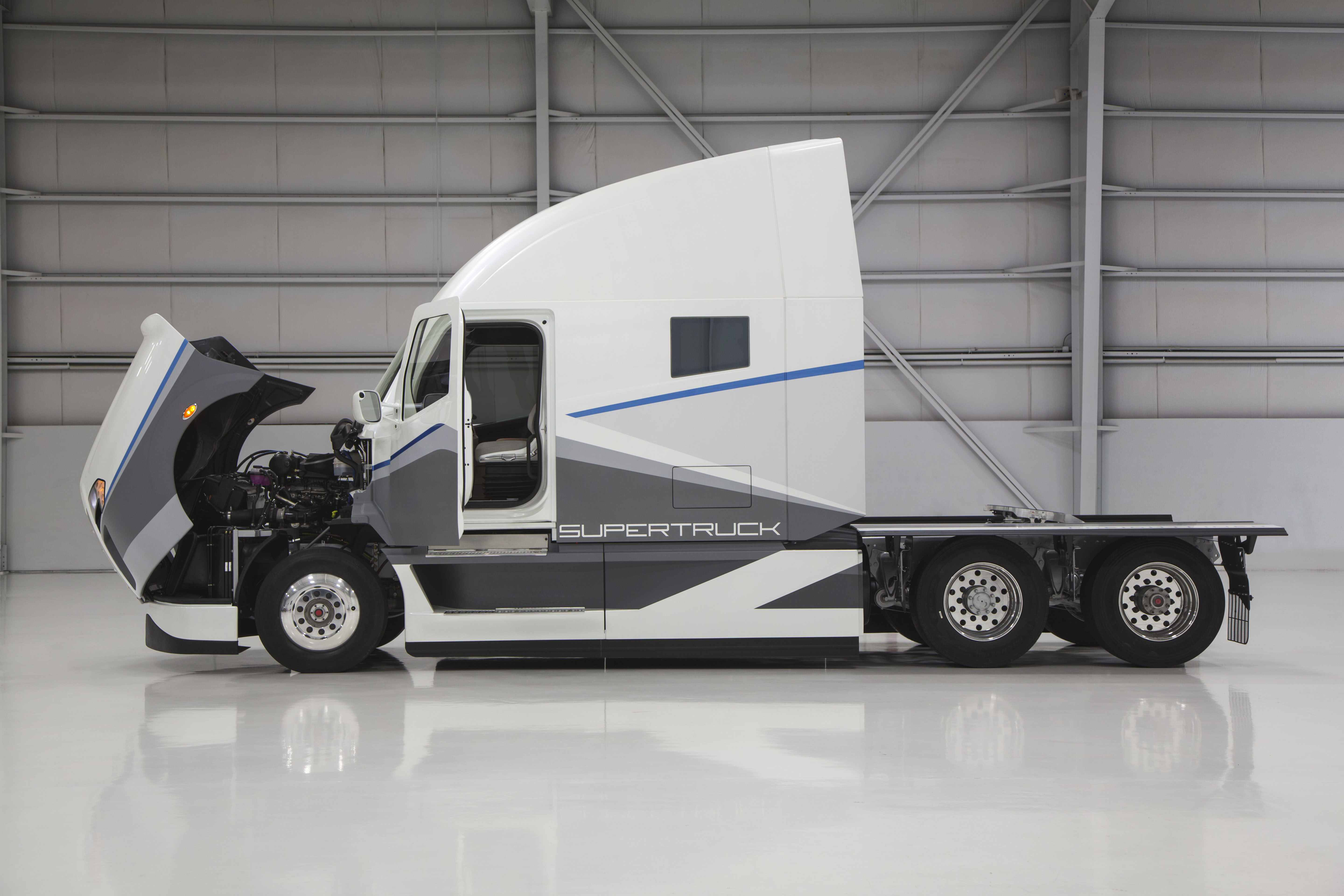 The engine is a 10.7 liter Detroit diesel