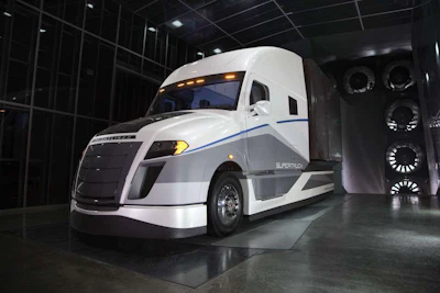 The engine features a rankin cycle waste heat recovery system.
