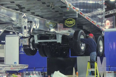 Booth preparations under way