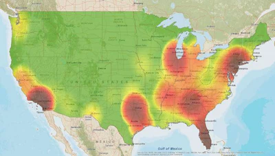 FreightWatch's Hot Spot Map