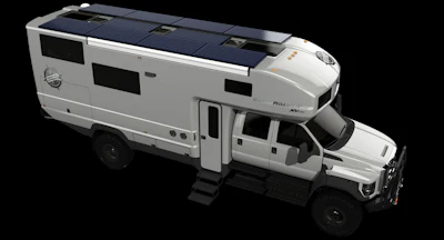The XV-HD comes with solar panels for off-the-grid power.