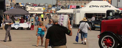 Friday was a warm one at the Jamboree