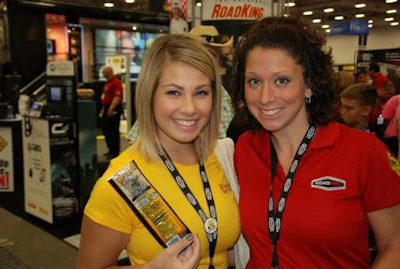 Lexie Martin & Gina Bonafede at the RoadPro booth