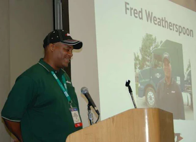 Trucking's top rookie Frederick Weatherspoon
