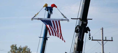 Old Glory over GBATS
