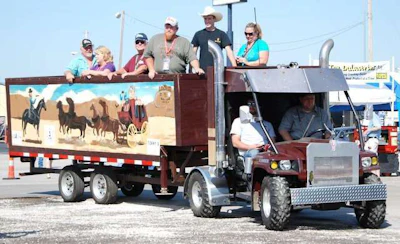 GBATS guests rode in style
