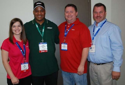 Elise Wyman, Frederick Weatherspoon, William Schmidt and Shane Johnson of Dartco