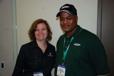 Rebecca Boykin of Rand McNally and Frederick Weatherspoon