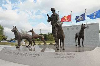 The Military Working Dog Teams National Monument is a U.S. National Monument located at Lackland Air Force Base in San Antonio, Texas.