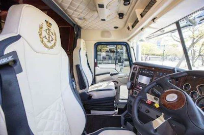Inside the sultan's Mack