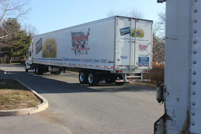 Perdue Farms truck positioned at West Point