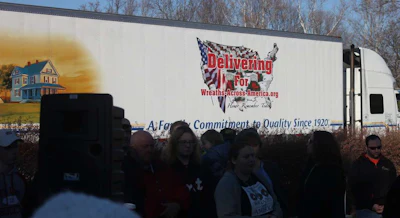 The Perdue Farms truck and trailer