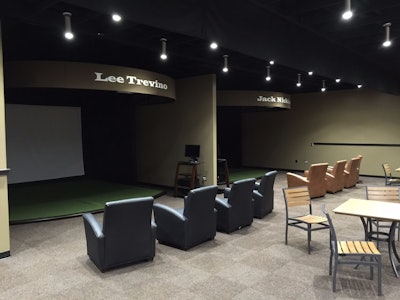 Inside Ranger's Sports Cafe, a free standing building. (Image Courtesy of TravelCenters of America)