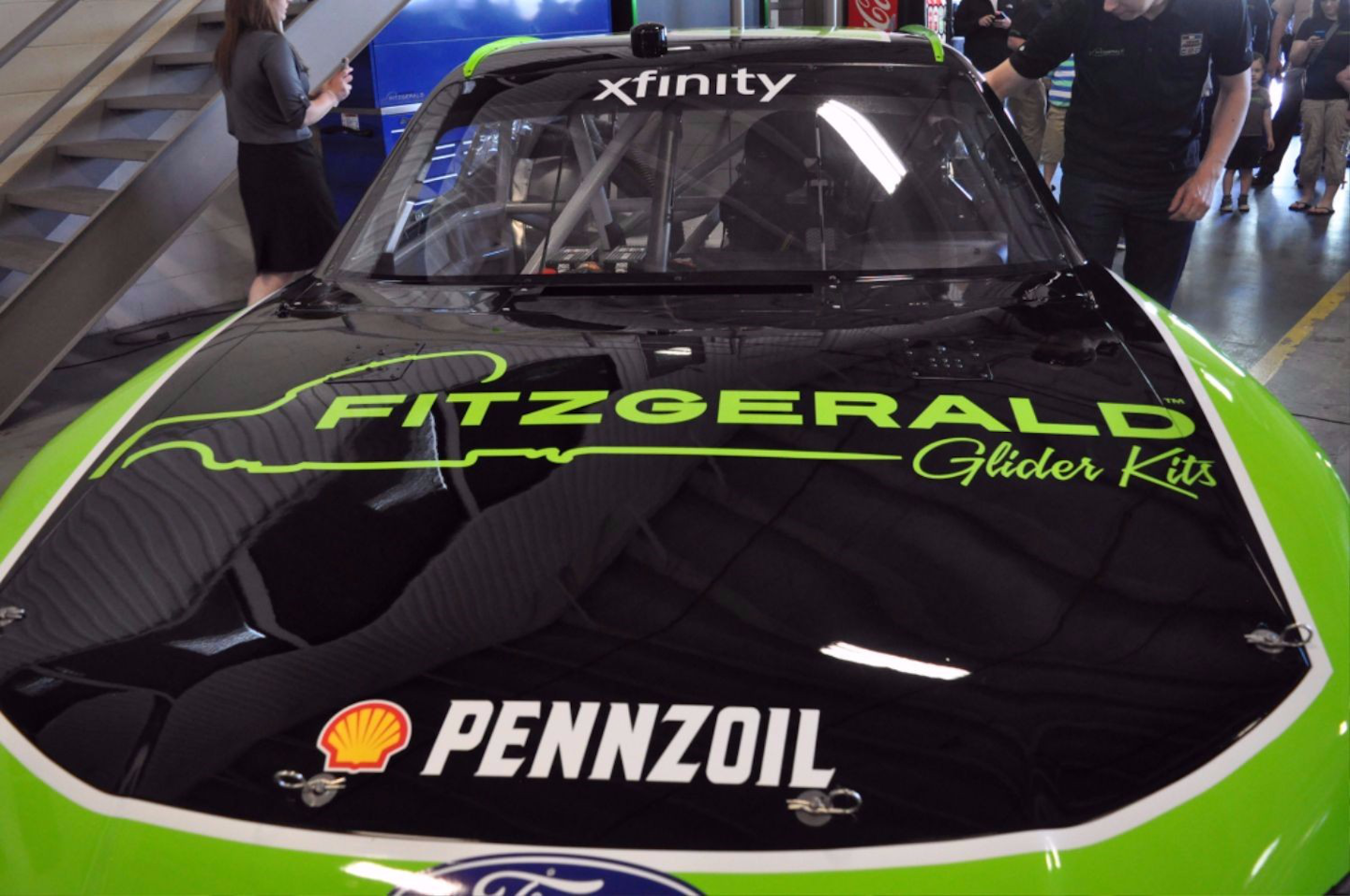 The No. 22 NASCAR Ford Mustang sponsored by Fitzgerald | Truckers News