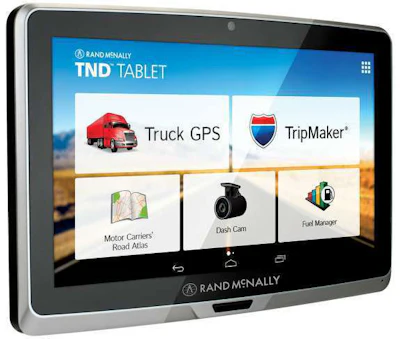 Truckers can always benefit from a great tablet, and Rand McNally's TND Tablet 70 is decked out with useful features. It has a 7-inch display, built-in dash cam, truck navigation, TripMaker features and e-log support, a magnetic mount and more. It's available at travel centers or from Rand McNally.