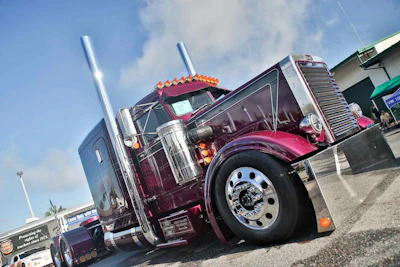Bob Harley's 1972 Peterbilt 358A won Best of Show in the Builders Class Bobtail category, qualifying him and the rig to compete in the Pride & Polish National Championship.