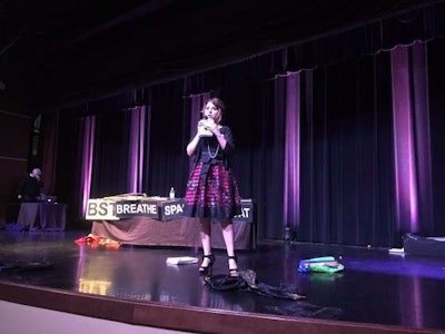 Brooke Mosley speaks at Prime's Highway Diamonds Gala. (Photos by Deanne Winslett)