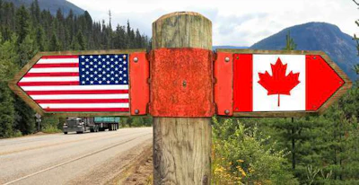Us Canada Sign