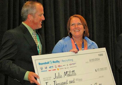 Julie Matulle was named top rookie driver in 2014.