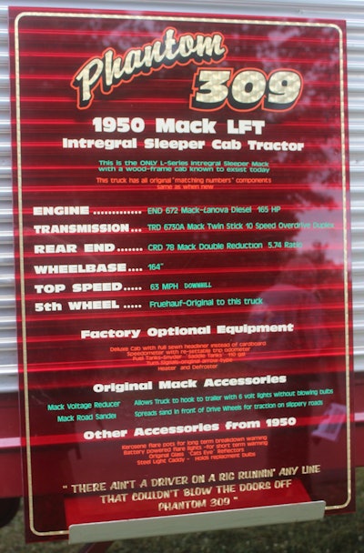 1950 Mack LFT specs