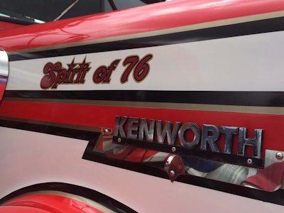 Trucks arrive for 2016 Walcott Truckers Jamboree at Iowa 80 Truck Stop