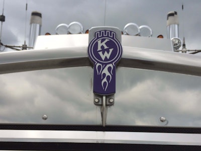 Trucks arrive for 2016 Walcott Truckers Jamboree at Iowa 80 Truck Stop