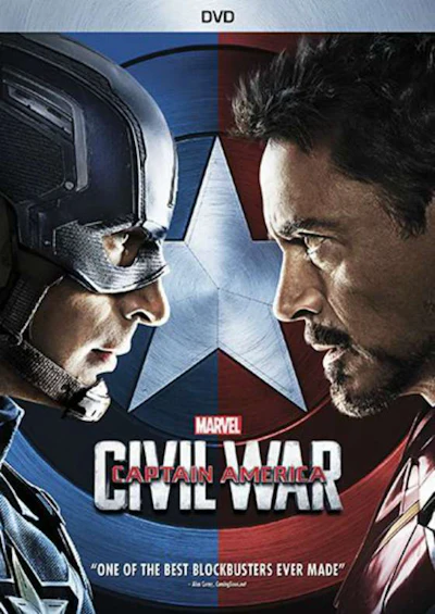 Captain America: Civil War DVD cover (Image Courtesy of Amazon)